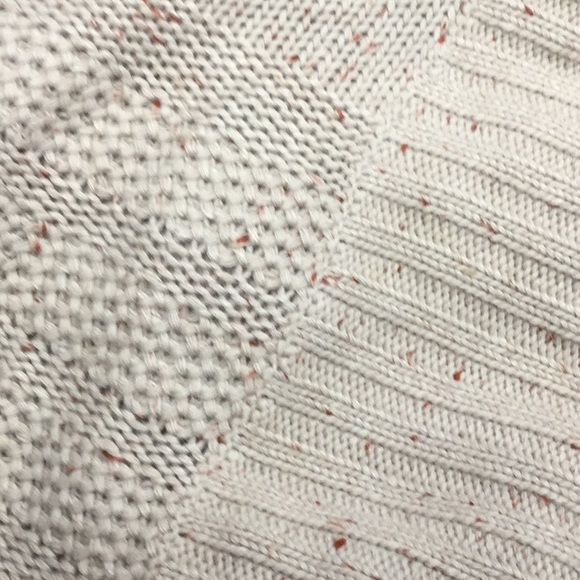 Rumi- Angora oatmeal fringe cardigan vest - Picture 4 of 4